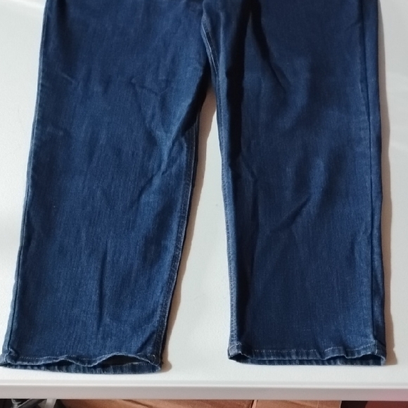 Terra & Sky Dark Blue Straight Leg Jeans 20W Petite - Picture 6 of 9